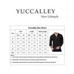 Yuccalley Men's Fashion Hoodies Long Sleeve Cotton T-Shirt Hooded Sweatshirts Casual Pullover