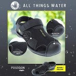 Body Glove Mens Outdoor Sandal || Poseidon River Sandal || (Mens Hiking Trail Walking Rafting Sandals Water shoes) Water Sports Water Shoe and Sandal for Men