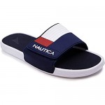 Nautica Men's Athletic Slide Adjustable Straps Comfort Sandal-Bower