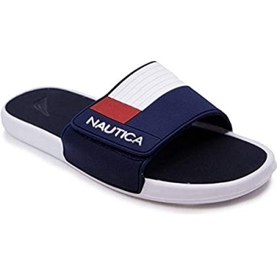 Nautica Men's Athletic Slide Adjustable Straps Comfort Sandal-Bower