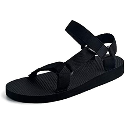 riemot Men's Women's Hiking Sandals Open Toe Sport Sandals Adjustable Walking Athletic Sandals Summer Outdoor Beach Water Shoes Non-slip Arch Support Sandals