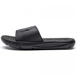 WOUEOI Men Slides Sport Sandals Comfort Shoes Slip-on Outdoor Slide Sandal Sneakers