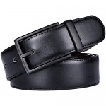 Beltox Fine Men's Dress Belt Leather Reversible 1.25 Wide Rotated Buckle Gift Box …