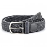 Braided Canvas Woven Elastic Stretch Belts for Men/Women/Junior with Multicolored