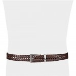 Dockers Men's Leather Braided Casual and Dress Belt