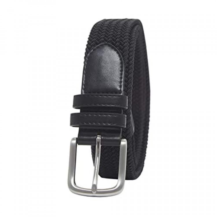 Essentials Men's Stretch Woven Braid Belt