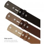 Genuine Full Grain Western Floral Engraved Tooled Leather Belt Strap 1-1/2 Wide