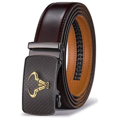 Men's Belt Bulliant Brand Ratchet Belt Of Genuine Leather For Men Dress Size Customized