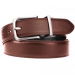 Men's Belt Bulliant Leather Reversible Belt 1.25 For Mens Casual Golf Dress One Belt Reverse For 2 Sides