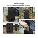 Mens Nylon Ratchet Belt - 1.5 Webbing Belts with Automatic Slide Gift with Tactical Phone Pouch and Hook