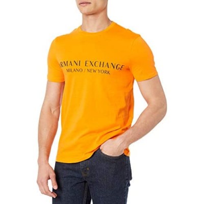 AX Armani Exchange Men's Short Sleeve Milano/Ny Logo T-Shirt