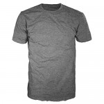 Basic Plain Crewneck Heather T-Shirts for Men (Pack of 4)