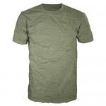 Basic Plain Crewneck Heather T-Shirts for Men (Pack of 4)