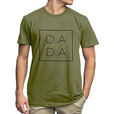 Dad Shirts for Men Funny DADA Letter Print Graphic Tshirts Father Daddy Papa Gifts Tee Tops