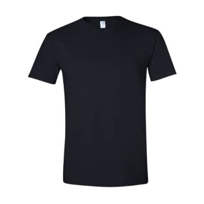 Gildan Men's Softstyle Ringspun T-shirt - Medium - Black