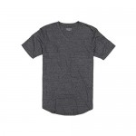 GOODLIFE Men's Tri-Blend Scallop V-Neck T-Shirt | Lightweight and Breathable Cotton Made in The USA