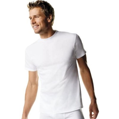 Hanes Men's Classic V-Neck T-Shirt 100% Cotton 6 Packs - White-6pack 2X-Large