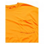 Hanes Men's Workwear Short Sleeve Tee (2-Pack) Safety Orange Large