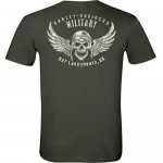Harley-Davidson Military - Men's Fatigue 100% Cotton Graphic Short-Sleeve T-Shirt - RAF Lakenheath | Bar & Shield