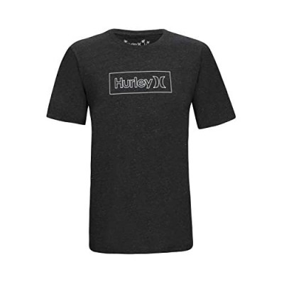 Hurley Men's One and Only Boxed Outline Logo Short Sleeve T-Shirt