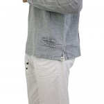 INGEAR Men's Fashion Hoodie Shirt- 100% Cotton Casual Hippie Long Sleeve Hooded Tee Shirt Beach Yoga Top