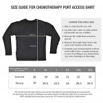 Inspired Comforts Chemotherapy Port Access Shirt with Discreet Dual Zippers