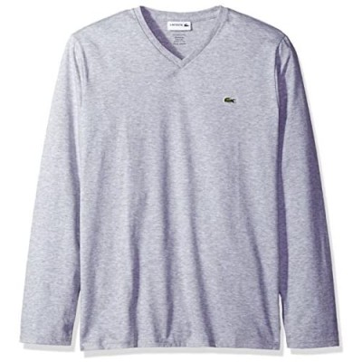 Lacoste Men's Long Sleeve Jersey Pima V-Neck T-Shirt