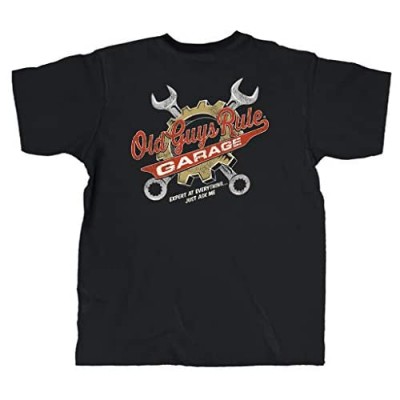 OLD GUYS RULE T Shirt for Men | Wrenches | Black