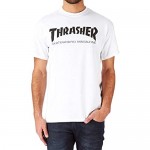 Qzlclub Thrasher Skateboard Magazine Flame Logo Short Sleeve T-Shirt for Men/Women