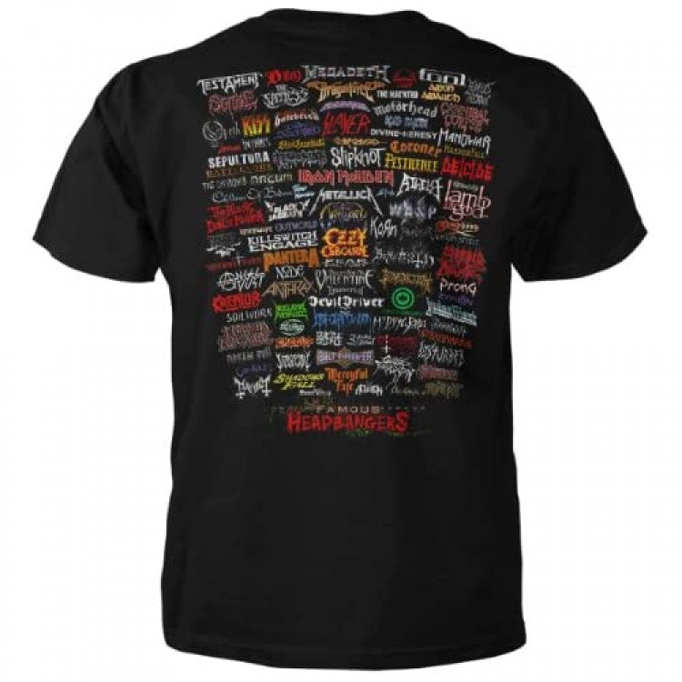 TABOO Famous Headbangers Famous Rockstar Musician Heavy Metal Bands Gift T-Shirt