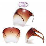100 Classic Multicolor Protective Sunglasses Lightweight Visor Full Face Cover UV 400 for Men and Women