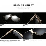 AEVOGUE Sunglasses For Men Goggle Alloy Big Frame Metal Punk Style Shield AE0336