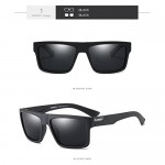 DUBERY Mens Sport Polarized Sunglasses Outdoor Riding Square Windproof Eyewear D918