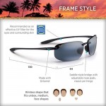 Maui Jim Breakwall Rectangular Sunglasses
