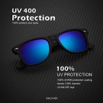 Polarized Sunglasses for Men and Women Matte Finish Sun glasses Color Mirror Lens 100% UV Blocking