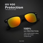 Polarized Sunglasses for Men and Women Matte Finish Sun glasses Color Mirror Lens 100% UV Blocking