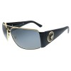 Versace VE 2163 100287 Gold Metal Aviator Sunglasses Grey Lens