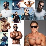 XL Men's Big Wide Frame Black Sunglasses - Extra Large Square 148mm