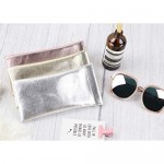 5 Pack Portable Eyeglass Pouch Sunglasses Bag with 5 PCS Cleaning Cloth