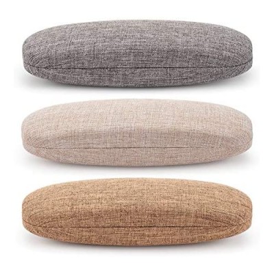 Burva Glasses Case Hard Shell Eyeglasses Case Protective Case for Eyeglasses Sunglasses with Cleaning Cloth for Men and Women