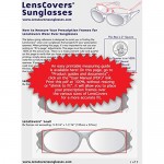 ETP and LensCovers Sunglasses Hard Case for Extra Small Small Medium Large Slim and Large Size Frames