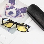 Glasses Case，Glasses Case Hard Shell Fit for All Glasses，Eyeglass Cases with Eyewear Cloth for Women Men Adults Children