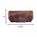 Hide & Drink Leather Sunglasses Sleeve/Case/Protector/Pouch/Eyewear/Outdoors/Traveling Handmade Includes 101 Year Warranty :: Bourbon Brown