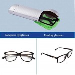 Philley Aluminum Metal Pocket Ultra-Light Silver Eyeglasses Glasses Case