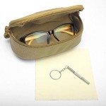 Tactical Molle Sunglasses Case Zipper Eyeglasses Sunglasses Bag Glasses Box