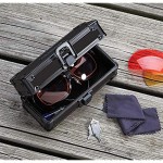 Vaultz Locking Sports Sunglass Case Tactical Black (VZ03632)