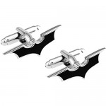 Badmen Super Hero Collection Batman Men’s Classic Formal Occasions Cufflinks and Tie Clip Bar Set (3p cufflinksA)