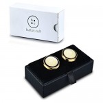 BUTTONCUFF Designer Men's Button Covers - Imitation Cuff Links for Tuxedo Business or Formal Shirts