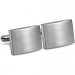 FIBO STEEL Stainless Steel Classic Cufflinks for Men Wedding Business