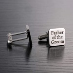 Hazado Father of The Groom Cufflinks Father of The Groom Gift from Son for Wedding Proud to be Your Son Cuff Links